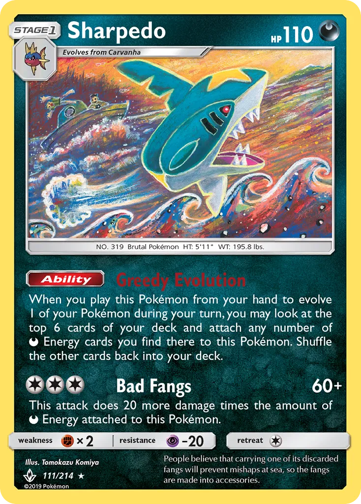 Sharpedo card image