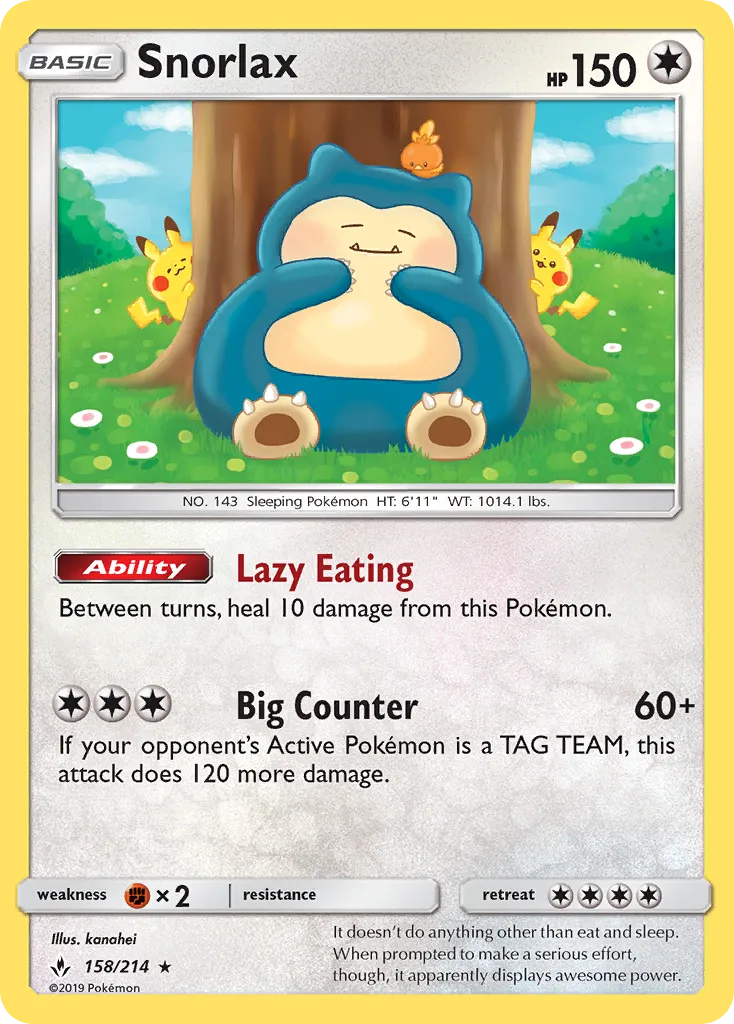Snorlax card image