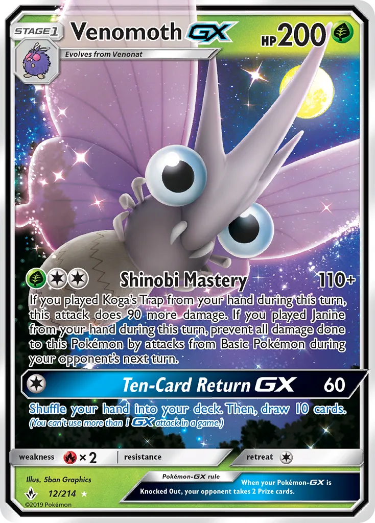 Venomoth-GX card image