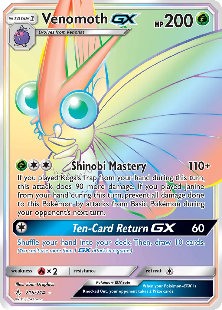 Venomoth-GX card image