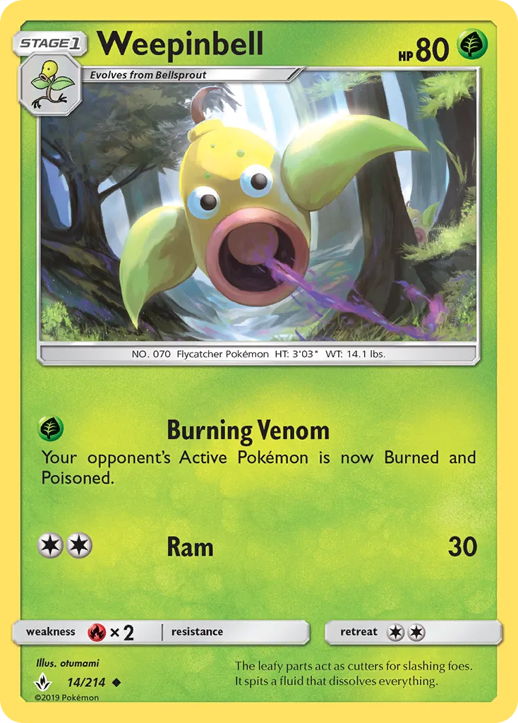 Weepinbell card image