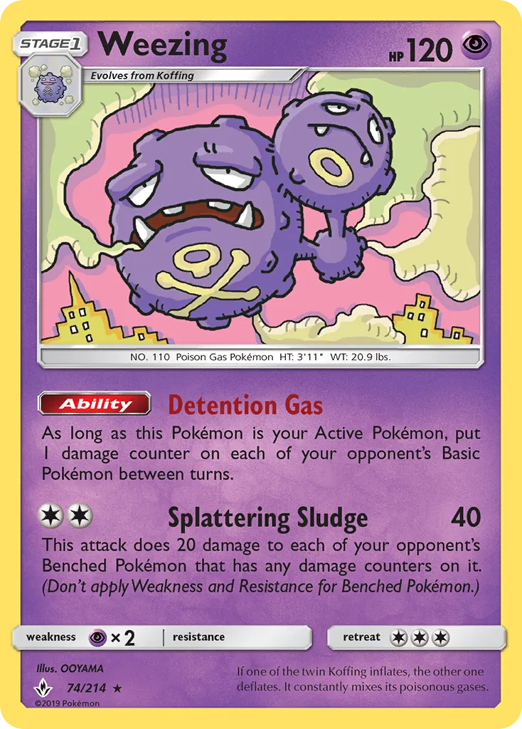 Weezing card image