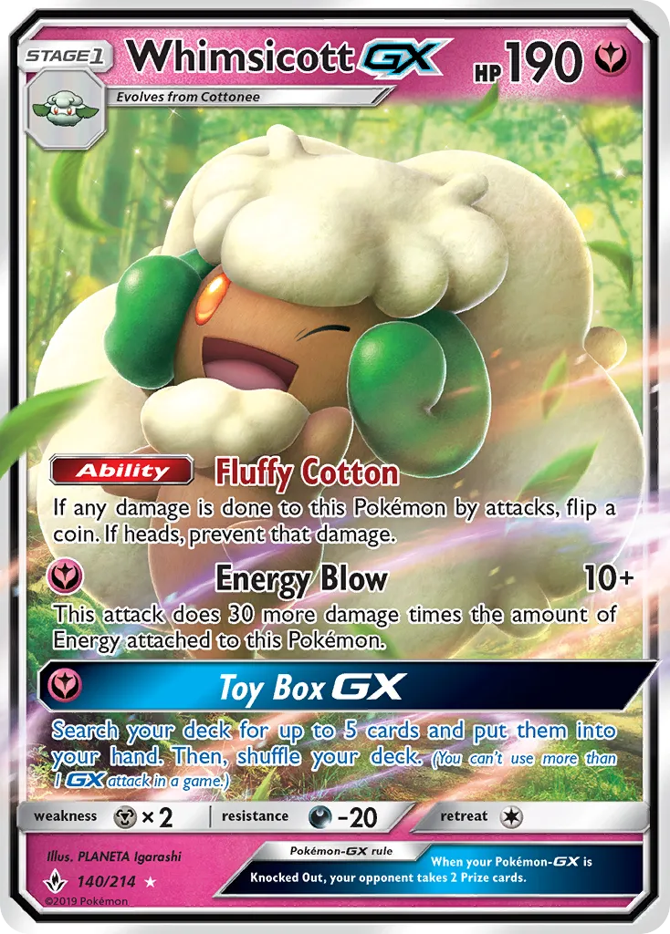 Whimsicott-GX card image