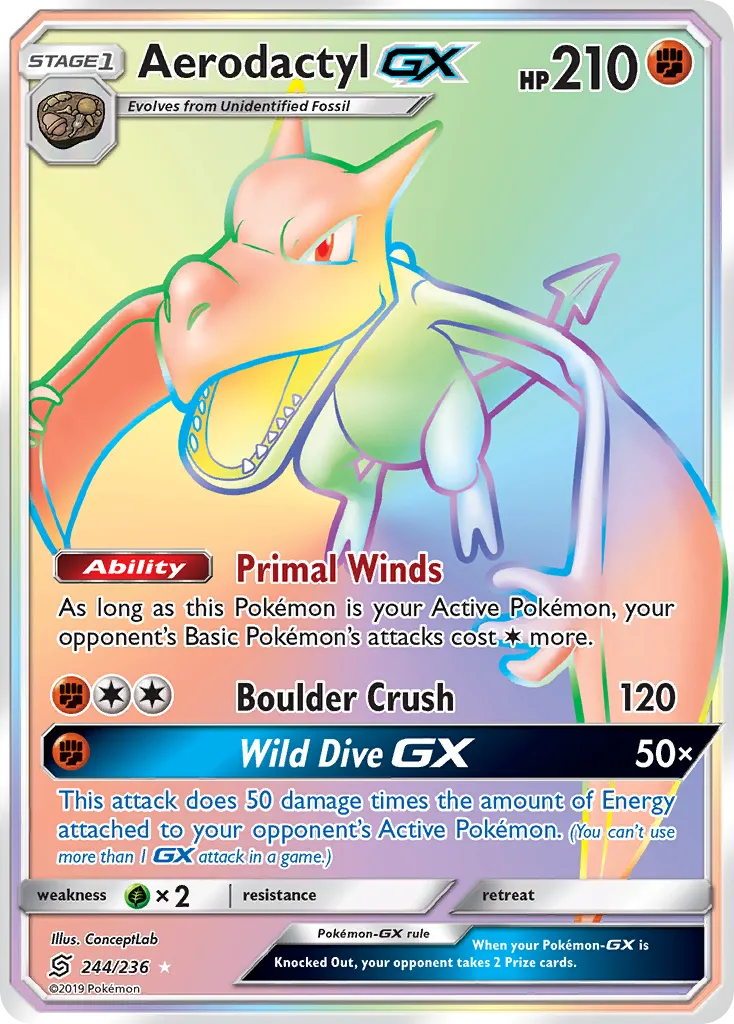 Aerodactyl-GX card image