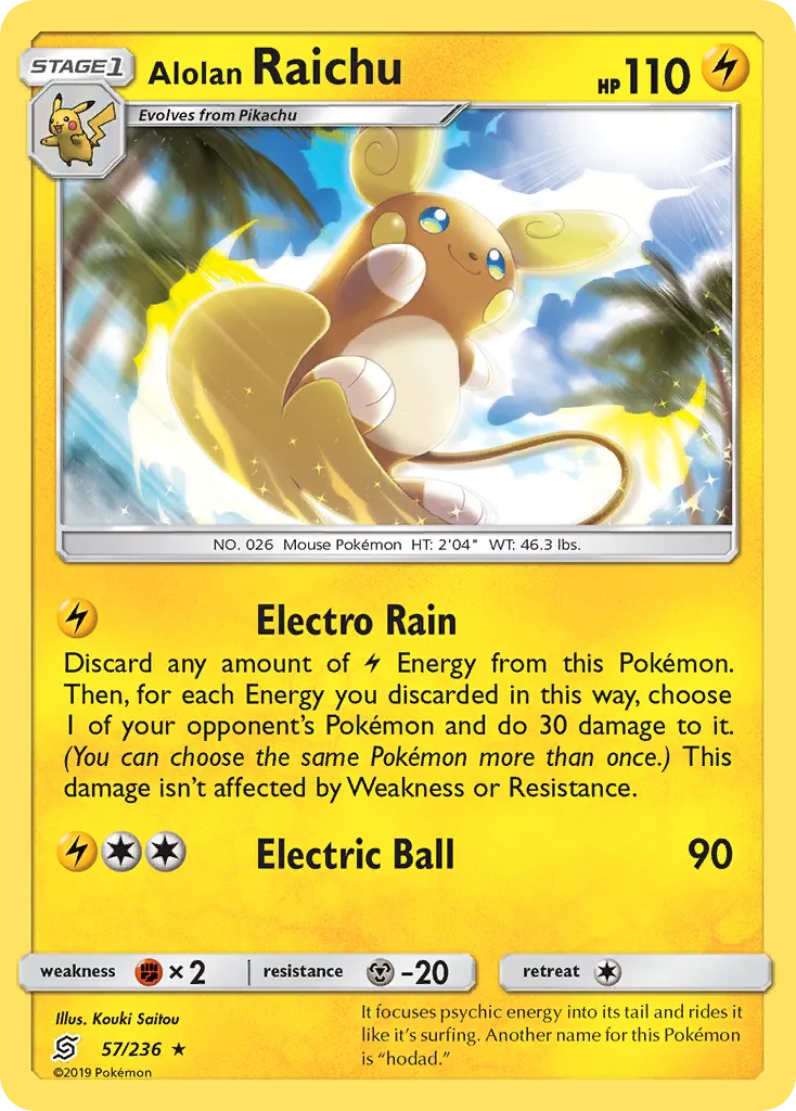 Alolan Raichu card image