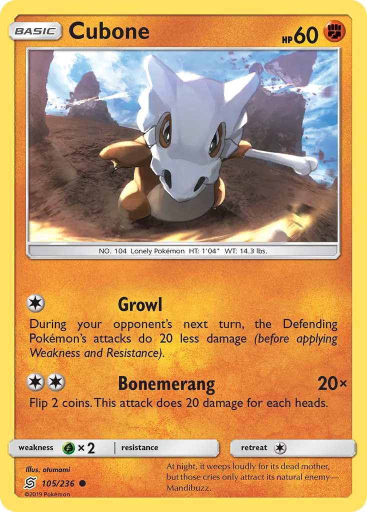 Cubone card image