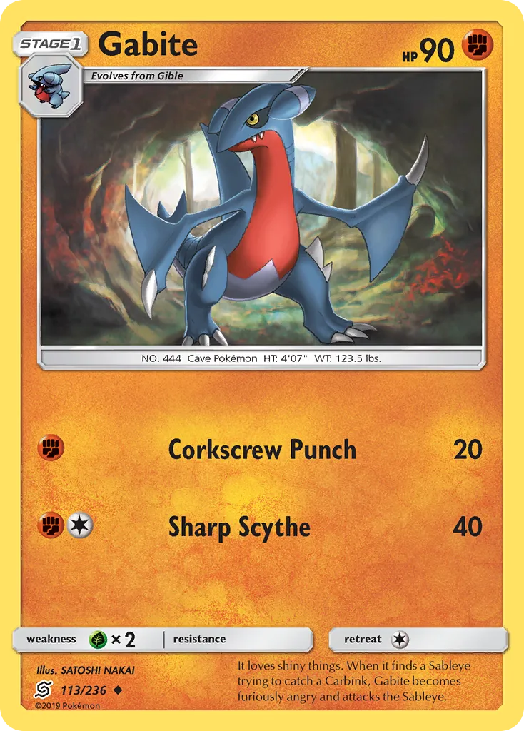 Gabite card image