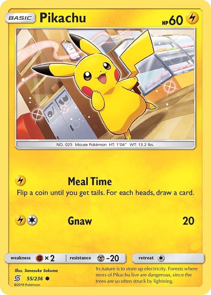 Pikachu card image