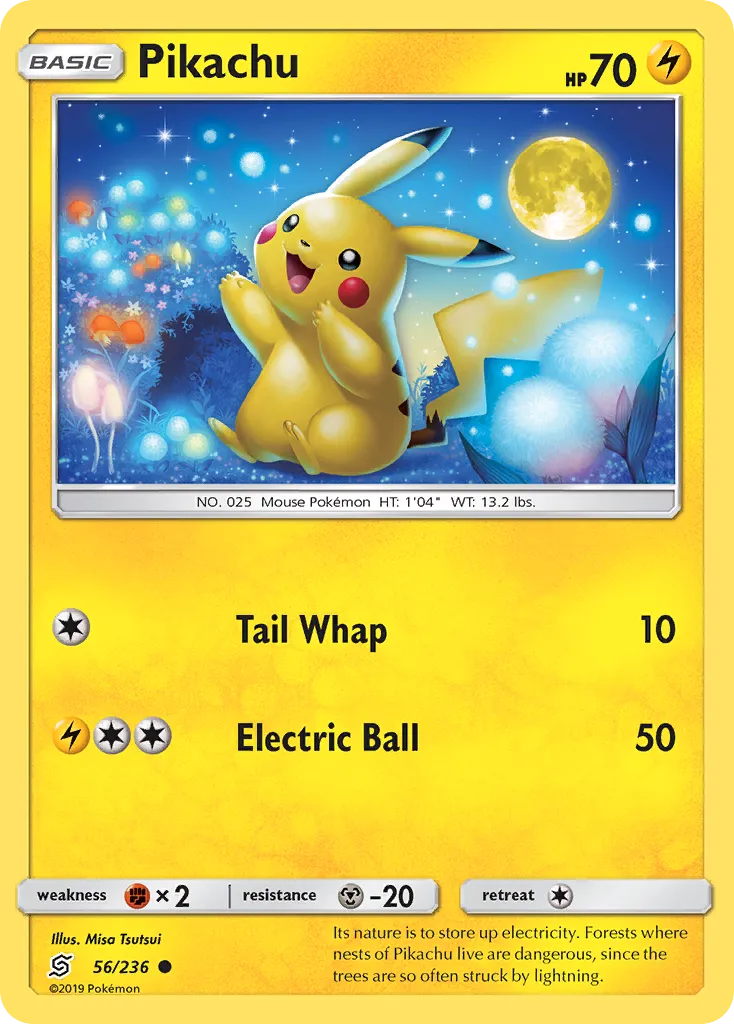 Pikachu card image
