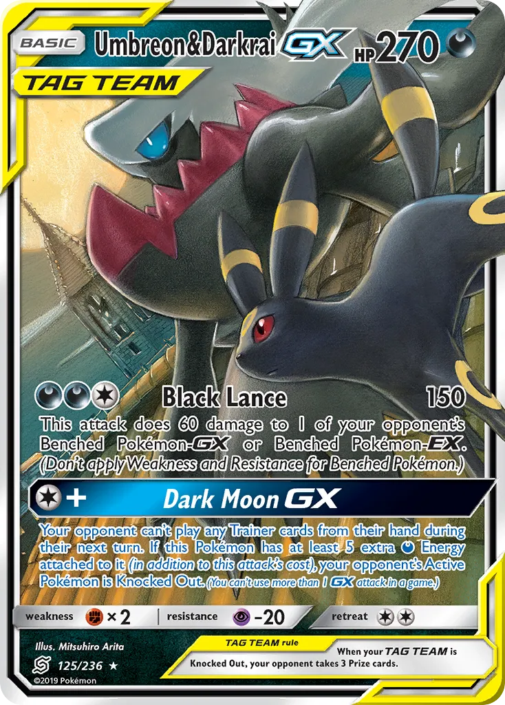 Umbreon & Darkrai-GX card image