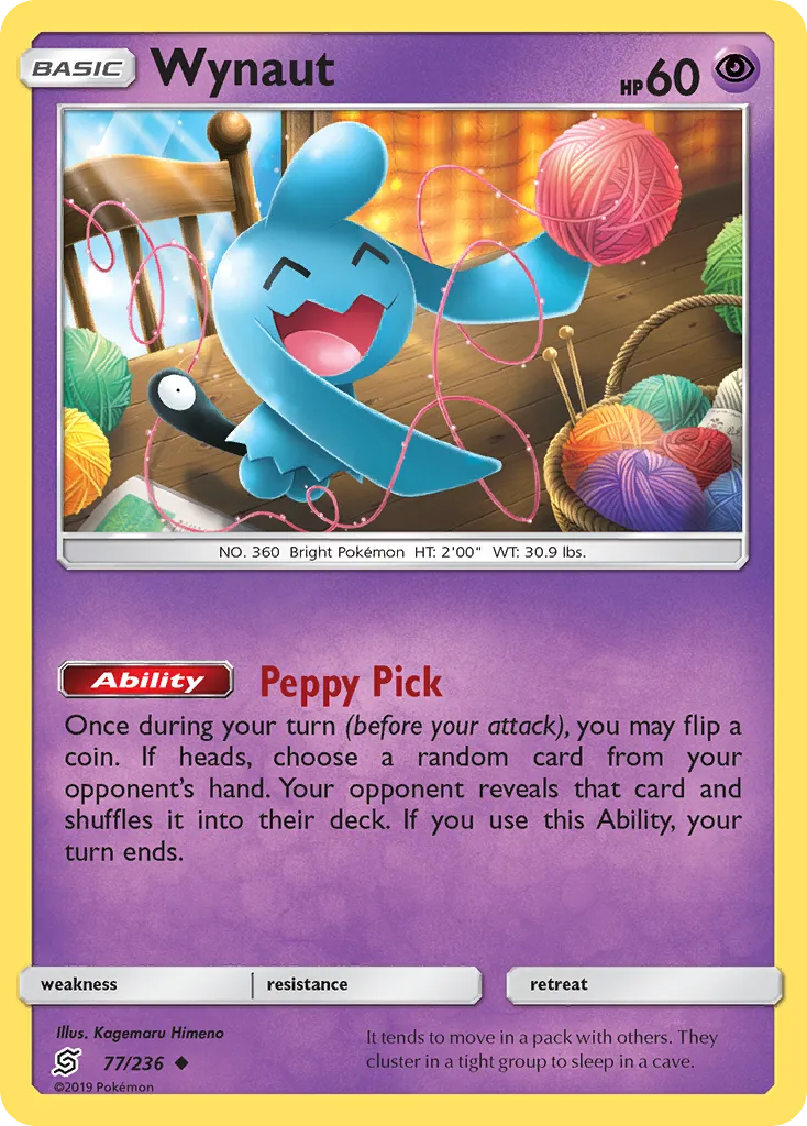 Wynaut card image
