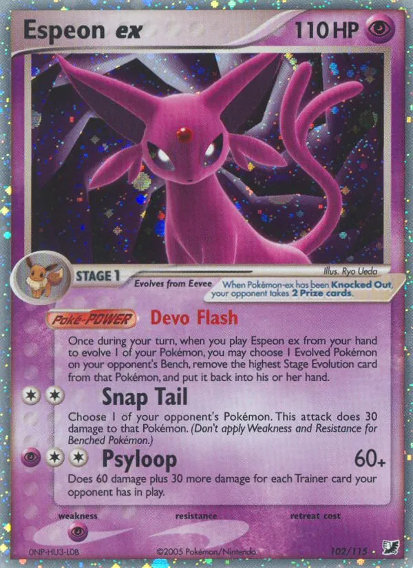 Espeon ex card image