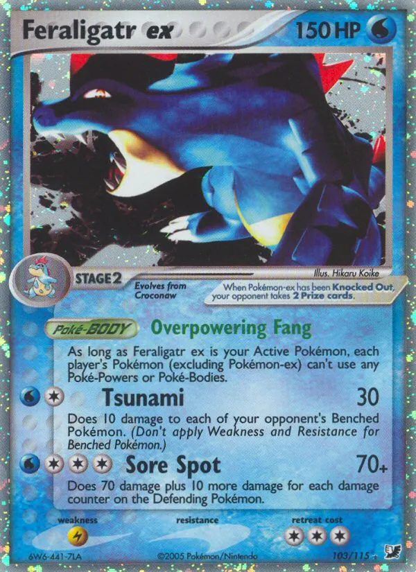 Feraligatr ex card image