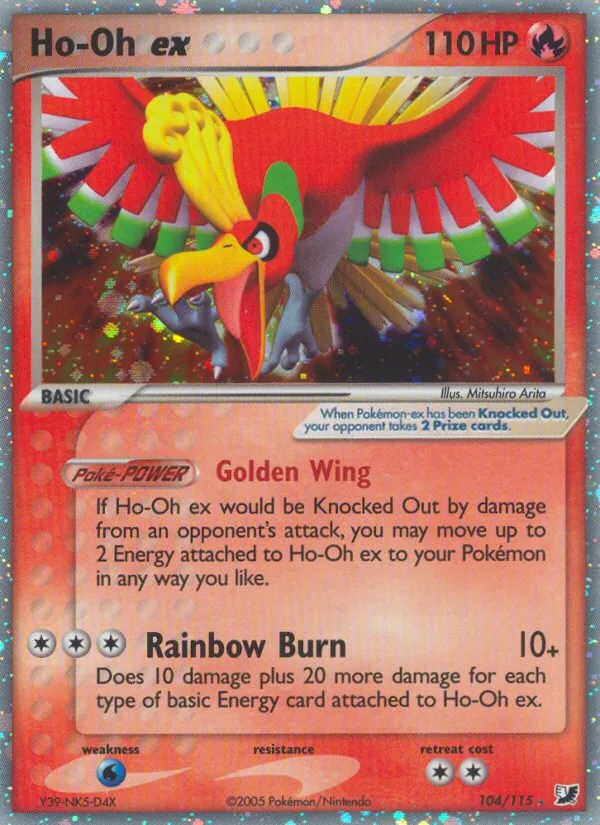 Ho-Oh ex #104 card image