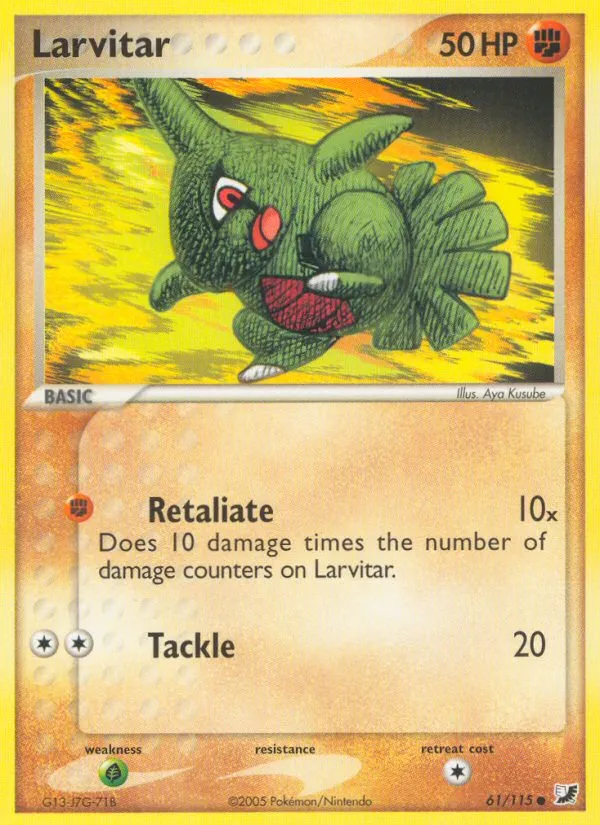 Larvitar card image