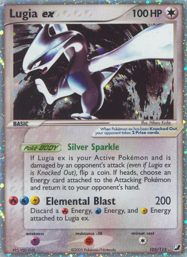 Lugia ex Unseen Forces #105 card image