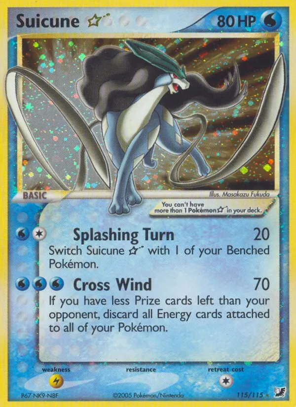 Suicune Star #115 card image
