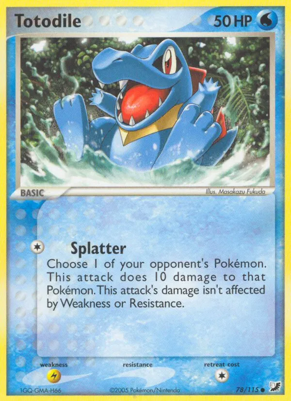 Totodile card image