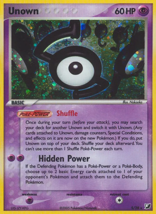 Unown card image