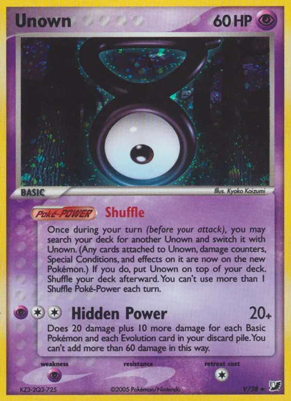 Unown card image