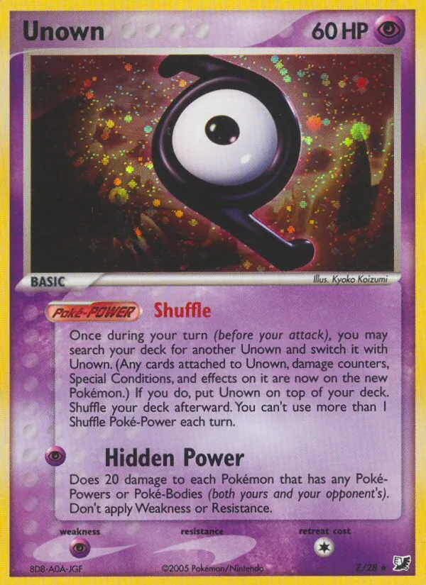 Unown card image