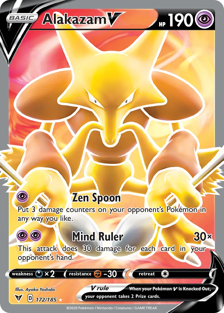 Alakazam V card image