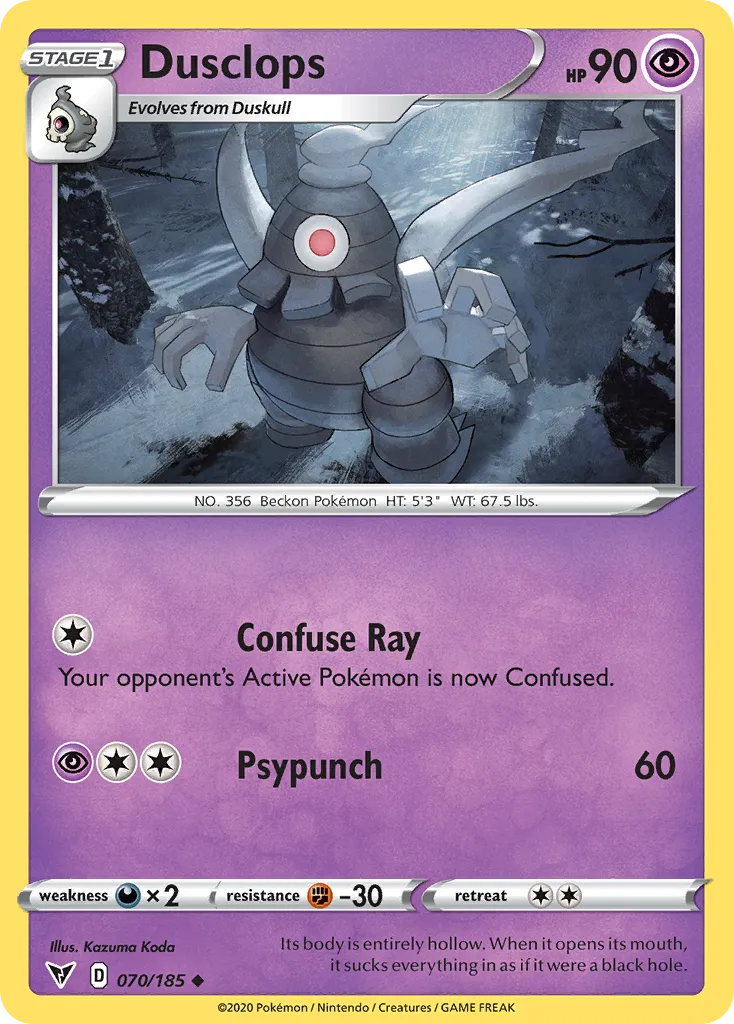 Dusclops card image