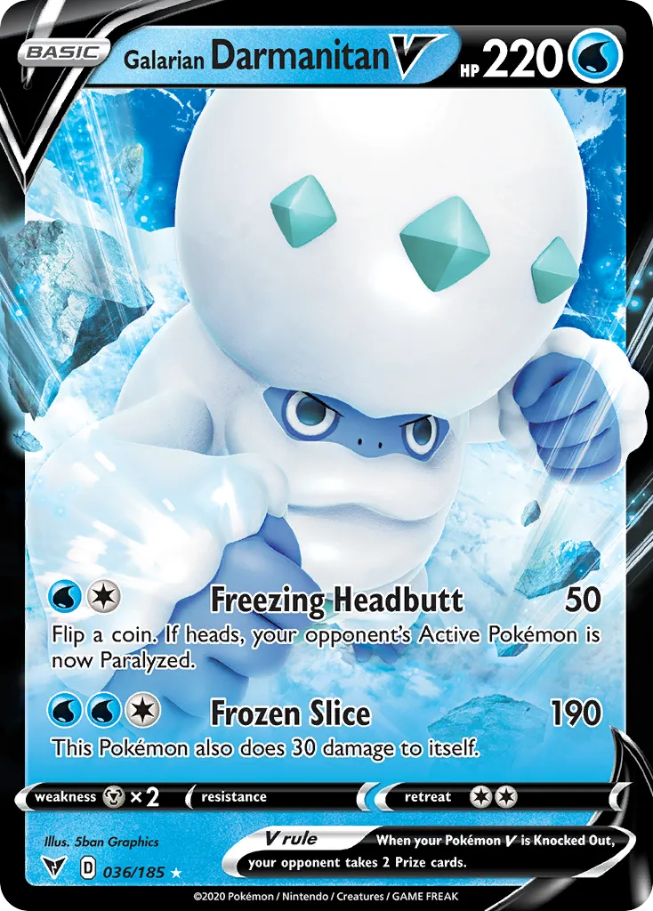 Galarian Darmanitan V card image