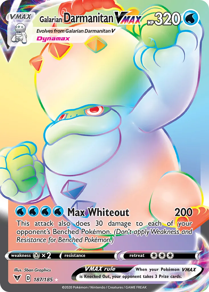 Galarian Darmanitan VMAX card image