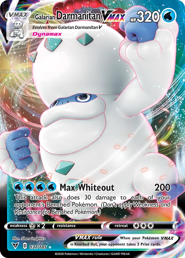 Galarian Darmanitan VMAX card image