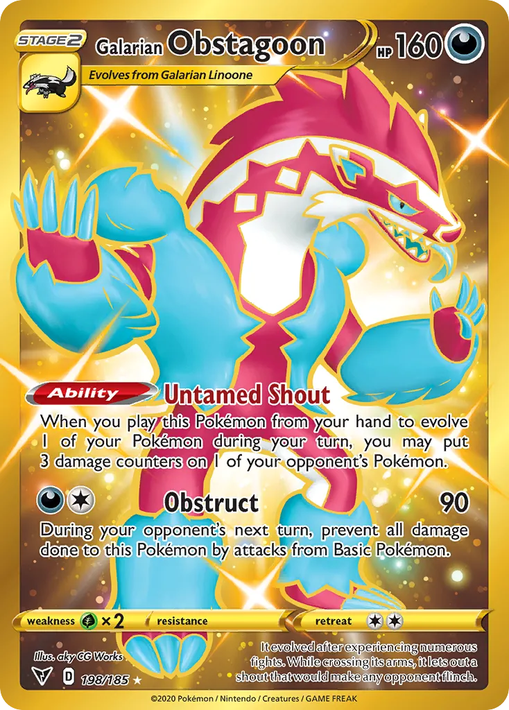 Galarian Obstagoon card image