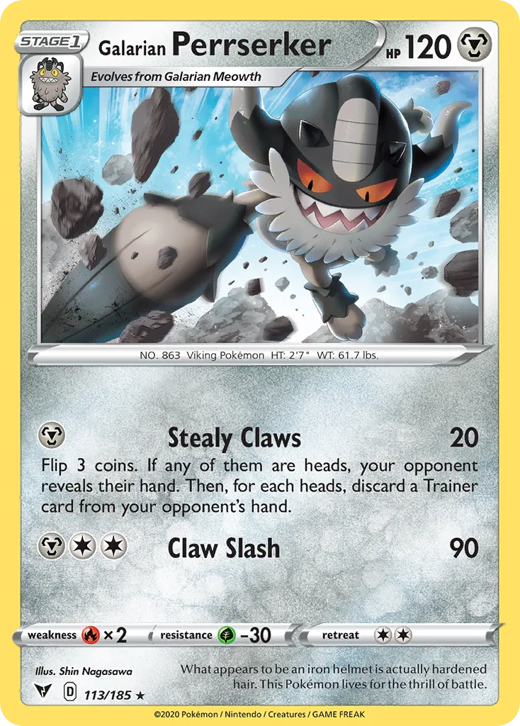 Galarian Perrserker card image