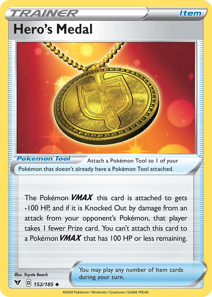 Hero's Medal card image