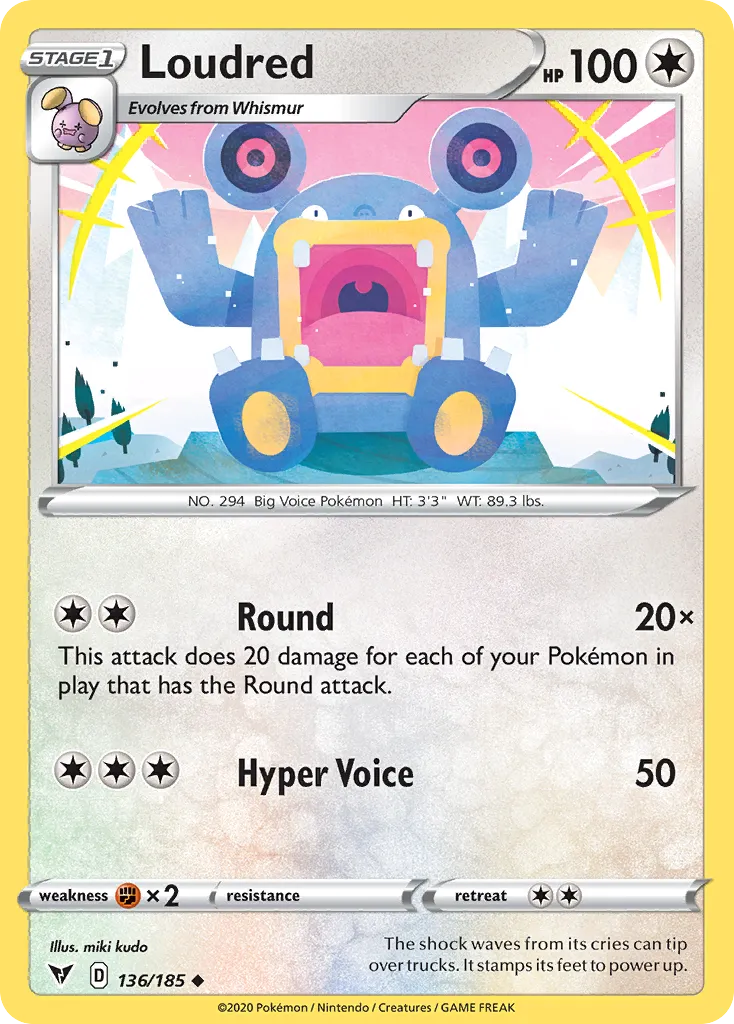 Loudred card image