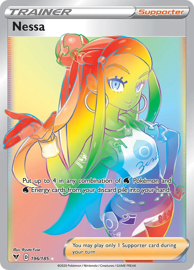 Nessa #196 card image