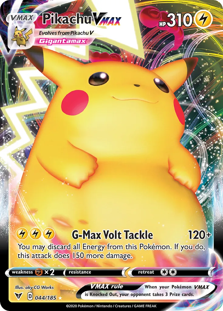 Pikachu VMAX #44 card image