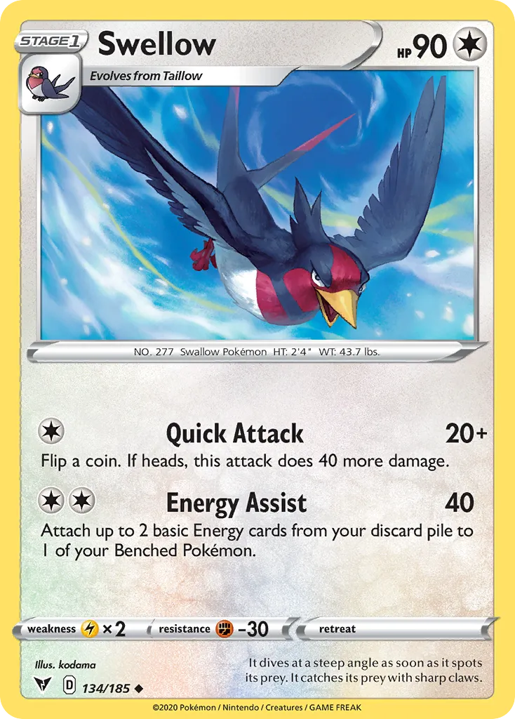 Swellow card image