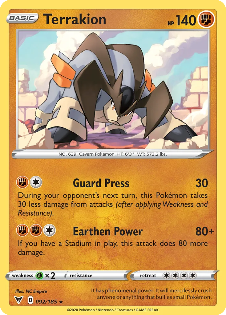 Terrakion card image