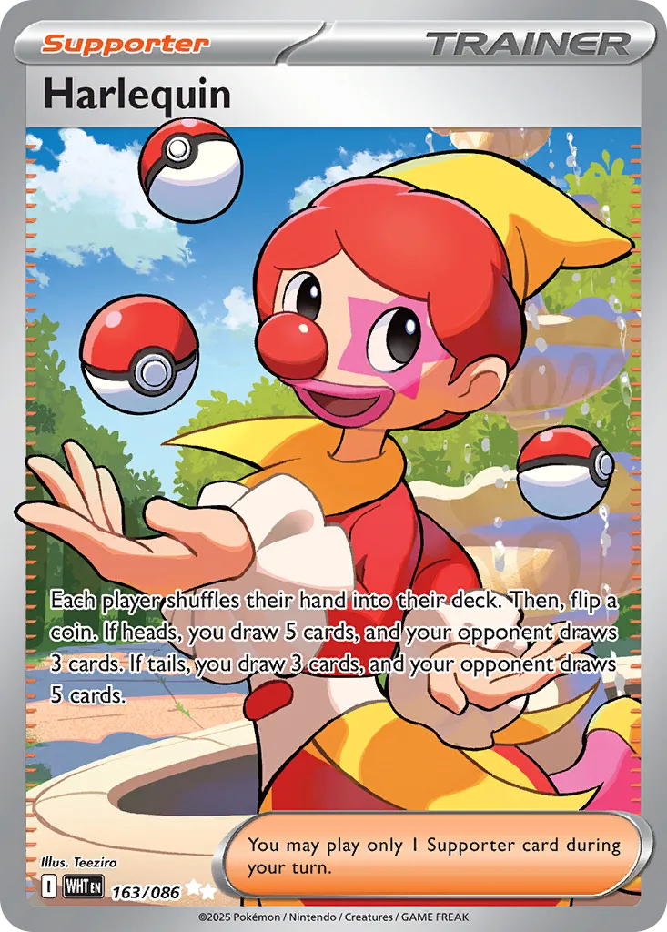 Harlequin card image