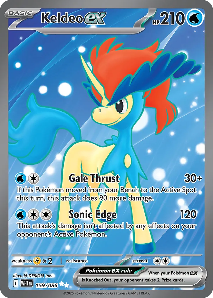 Keldeo ex card image