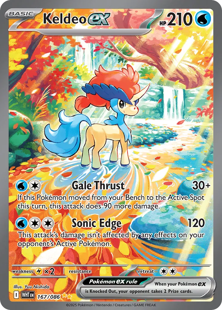 Keldeo ex #167 card image
