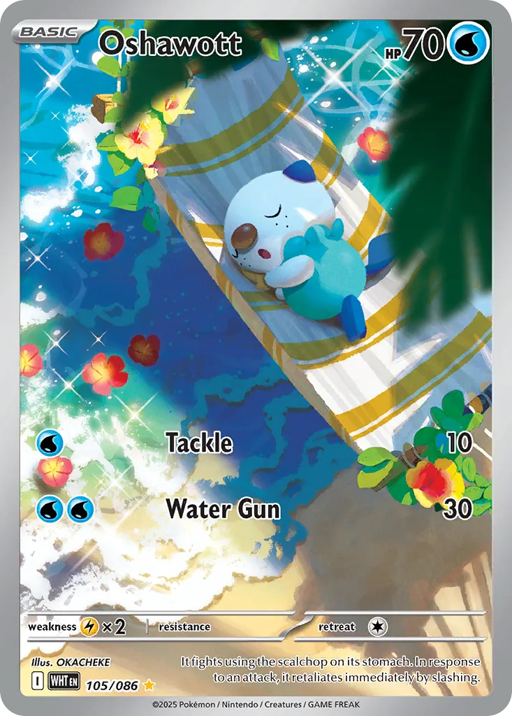 Oshawott #105 card image