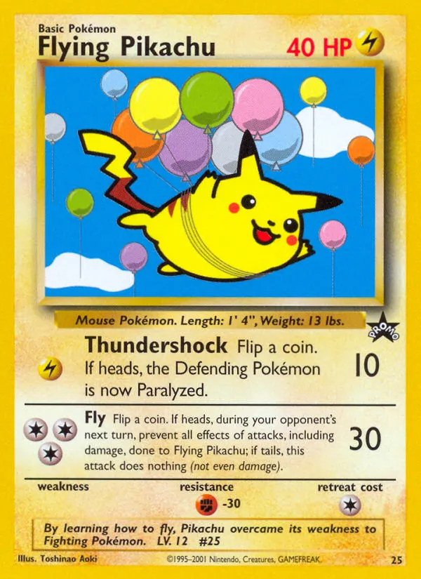 Flying Pikachu card image