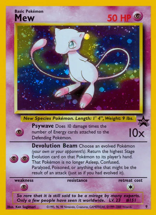 Mew #9 card image