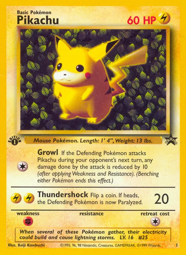 Pikachu card image