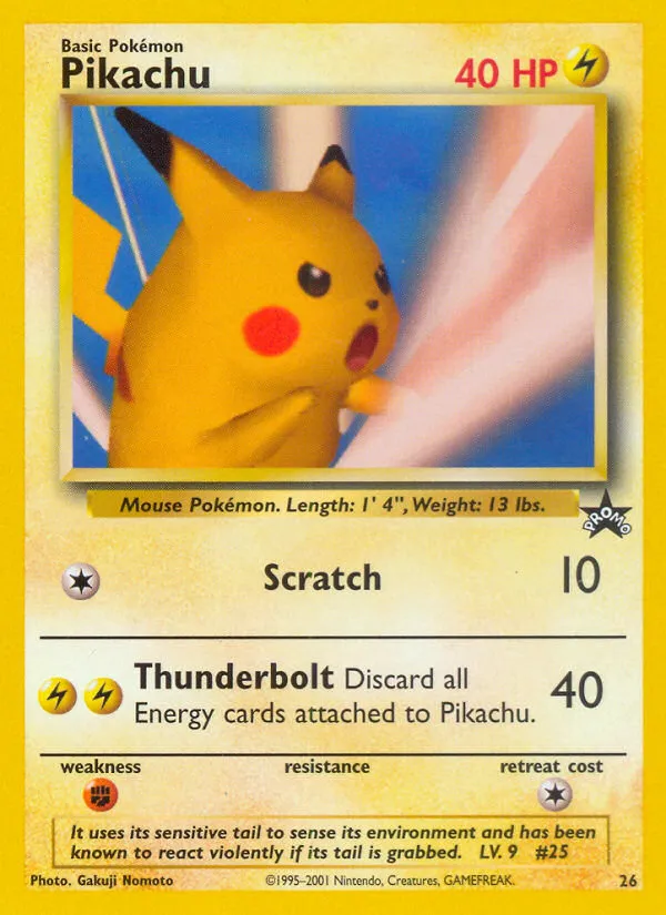 Pikachu card image