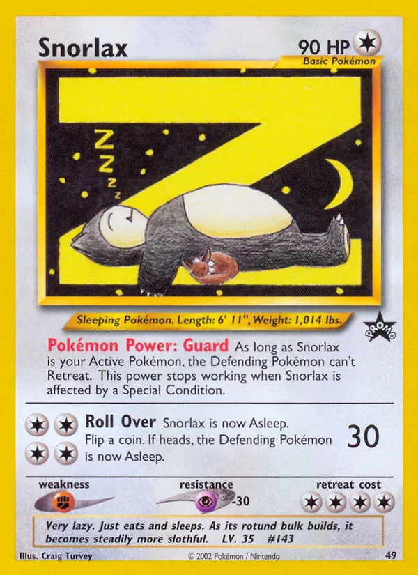 Snorlax #49 card image