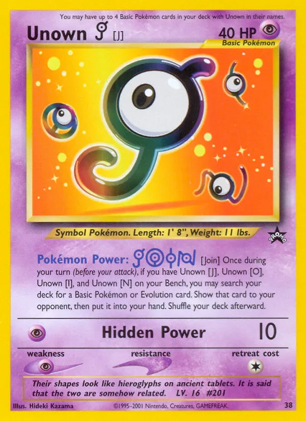 Unown [J] card image