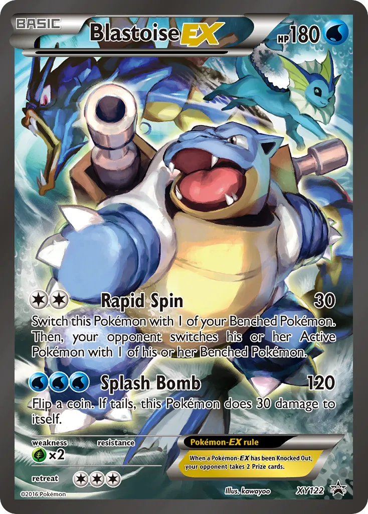 Blastoise-EX #XY122 card image