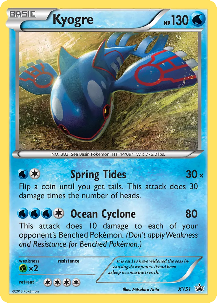 Kyogre card image